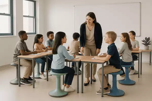 Mobilier scolaire : l&rsquo;importance des assises dynamiques pour l’apprentissage