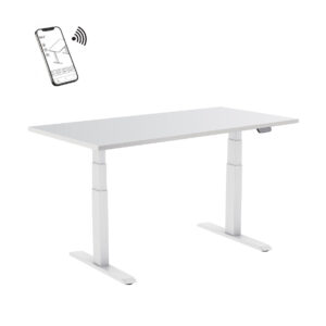 Bureau motorisé assis-debout 120x75cm. Connecté