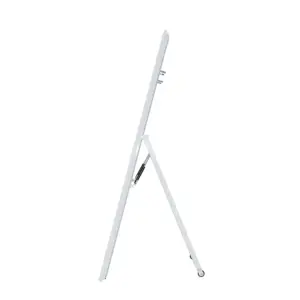 Totem vidéo pliable 43'' blanc. FULL HD. 500 cd indoor