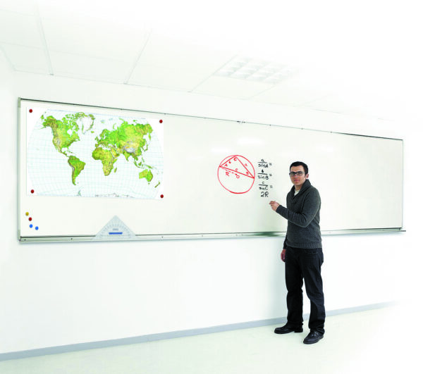 Tableau horizon, surface en Émail Blanc Écriture
