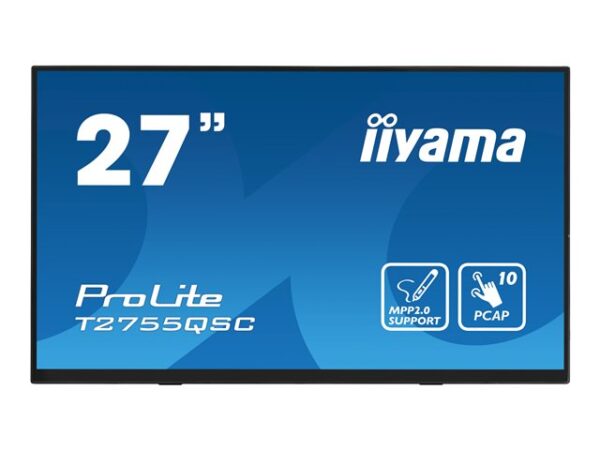 Écran tactile iiyama ProLite T2755QSC-B1 27 QHD 10 pts