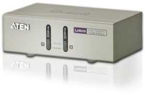 Aten KVM 2 ou 4 ports USB + Audio + câbles