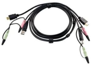 Aten 2L-7D02UH Câble KVM HDMI USB + Audio 1.80m