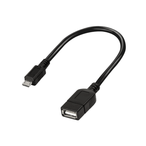 Adaptateur Micro USB mâle vers USB A femelle 20 cm OTG