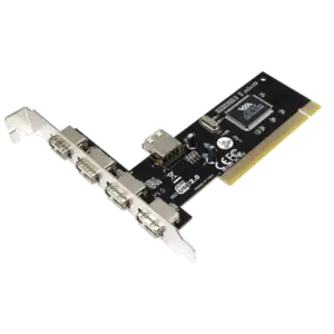 Carte PCI USB 2.0 4 ports + 1 interne - PC0028