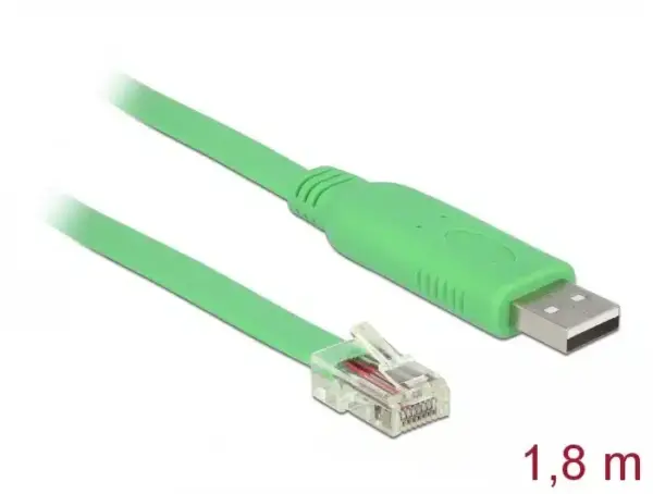 Convertisseur USB 2.0 à RS232 RJ45 M, 1.80m - 62960