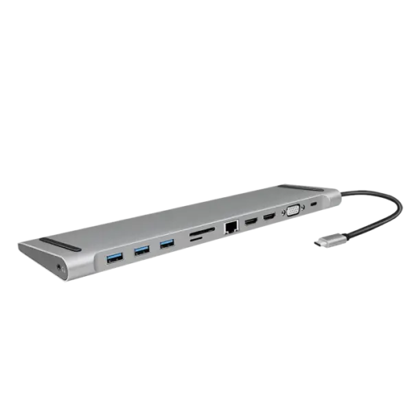 Station d'accueil USB-C 3.2 4K, 11 ports