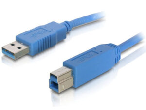 Cordon USB3.0 A vers B M/M Bleu