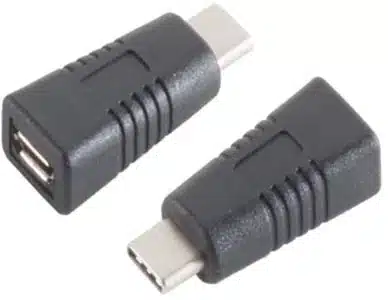 Adaptateur USB3.1 Type-C M vers USB2.0 micro-B F monobloc