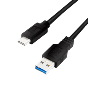 Cordon USB3.2 Type-C M vers USB3.0 Type-A M 3.00m noir - CU0171