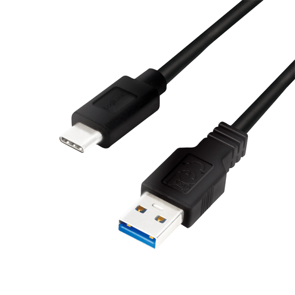 Cordon USB3.2 Type-C M vers USB3.0 Type-A M 3.00m noir - CU0171