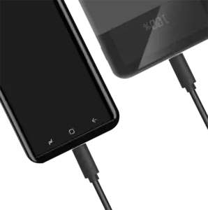 Cordon USB3.2 Type-C M/M, 4K/100W, Noir