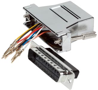 Adaptateur à câbler DB25/RJ45 Blindé