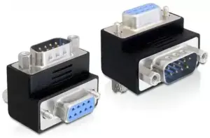 Adaptateur DB9M/F coudé 270°