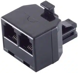 Adaptateur en T FMF RJ12 - Noir