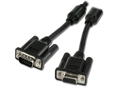Rallonge SVGA HD15M/HD15F avec ferrites