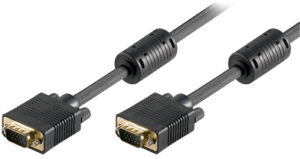 Cordon SVGA OR HD15M/HD15M avec ferrites