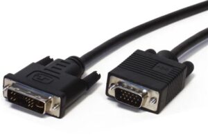 Cordon DVI M /HD15 (VGA)M