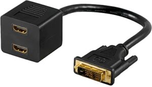 Adaptateur DVI M / 2xHDMI F 0.20m