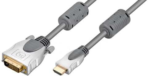 Cordon HDMI-A M / DVI-D M 1.50 m - HQ