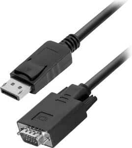 Cordon DisplayPort Mâle vers VGA Mâle 2.00m
