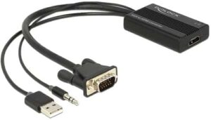 Adaptateur VGA + Audio vers HDMI 0.25m