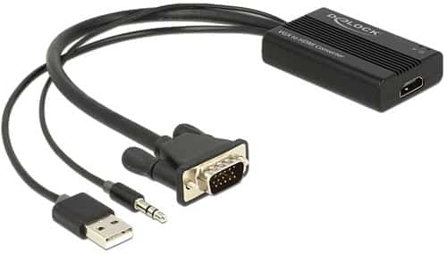 Adaptateur VGA + Audio vers HDMI 0.25m
