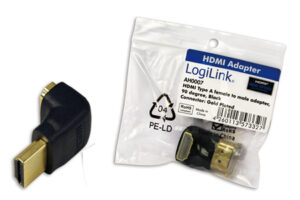 Adaptateur HDMI M/F coudé Orientable