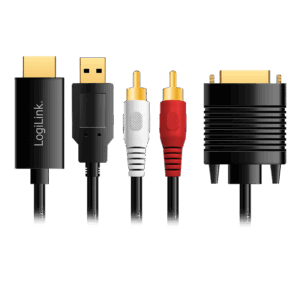 Cordon HDMI à VGA + Audio - 2.00m - CV0052A