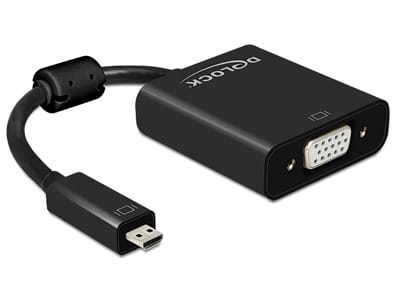 Adaptateur Micro HDMI M / VGA F - 0.15m