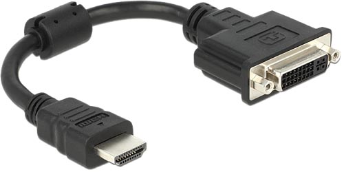 Adaptateur HDMI Mâle > DVI-I (24+5) Femelle 0.20m