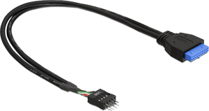 Câble adaptateur USB2.0 vers USB3.0 - 0.30m
