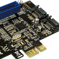 Carte PCI-Express 2 ports SATA III + IDE