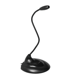 Microphone fléxible noir