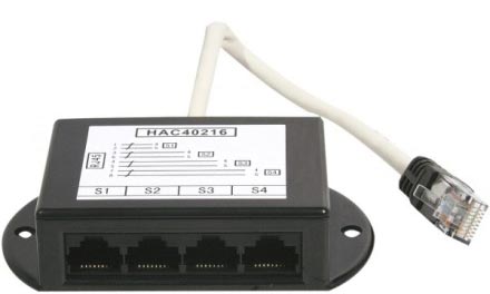 Eclateur 4 voies RJ45