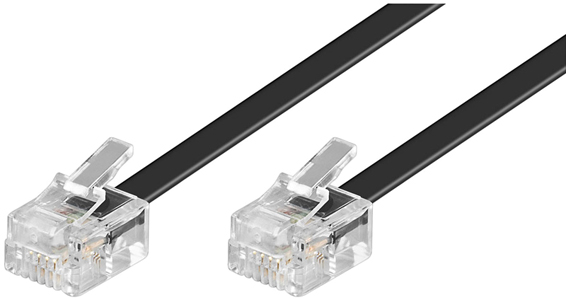 Cordon noir RJ11/RJ11