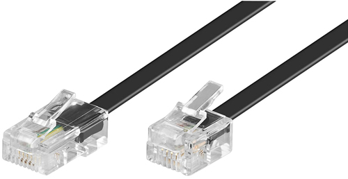 Cordon noir RJ11/RJ45