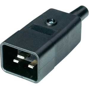 Fiche électrique femelle C13 coudé 90° D HQ