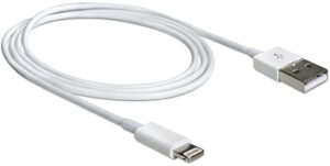 Cordon de raccordement USB type A vers Lightning 1m