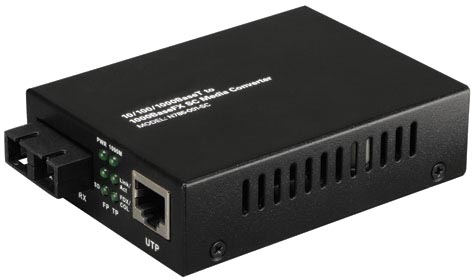 Convertisseur RJ45/SC 10/100/1000 Mbps