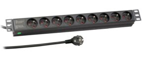 Bandeau d'alimentation 19" 9 prises, Connecteur CEE 7/7