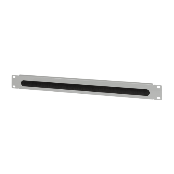 Panneau 1U balai 19" Gris