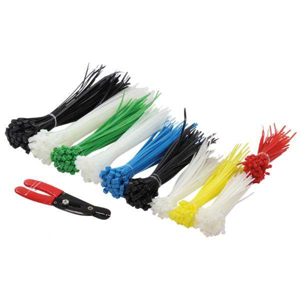 Kit Serre câble couleur + pince / 600 pcs - KAB0019