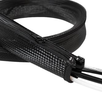Gaine Flexible avec fermeture éclair, diam 50mm