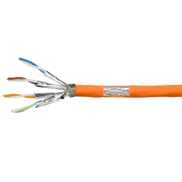 Câble 4 paires Cat 7 S/FTP Rigide LSOH Bobine