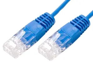Cordon RJ45 CAT.5e UTP 1 paire - Bleu