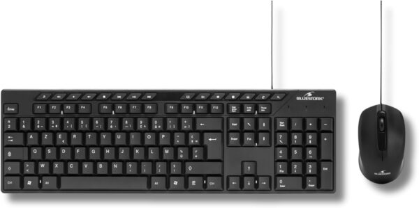 Pack clavier souris filaire Bluestork USB AZERTY bureautique