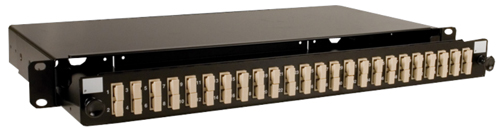 Tiroir Optique 19" pour 24 SC duplex /  24 LC quad