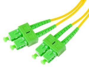 SC/APC - SC/APC Duplex Monomode 9/125µ - Jaune