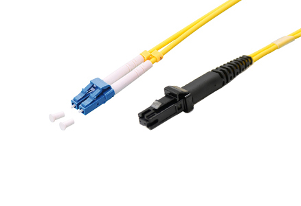 MTRJ - ST Duplex Monomode 9/125µ - Jaune
